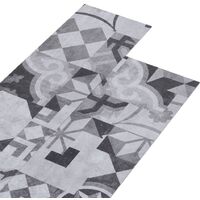 PVC Flooring Planks 5.02 m 2 mm Self-adhesive Grey Pattern - Grey