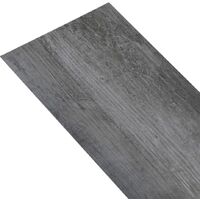 PVC Flooring Planks 5.26 m 2 mm Shiny Grey - Grey
