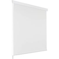 Shower Roller Blind 100x240 cm White - White