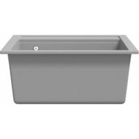 Granite Kitchen Sink Single Basin Grey - Grey
