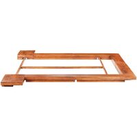 Japanese Futon Bed Frame Solid Acacia Wood 180x200 cm - Brown