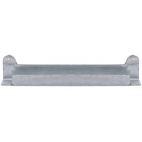 Gate Stop Angle Strike Plate Silver 310x40x37 mm - Silver