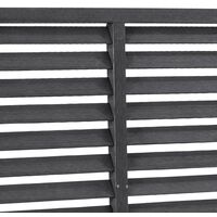 Louver Fence WPC 170x170 cm Grey