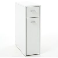 FMD Drawer Cabinet with 2 Drawers 20x45x61 cm White - White