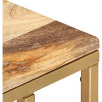 Side Table 35x45x65 cm Solid Mango Wood - Brown