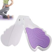 Hip Trainer, Thigh Master, Pelvic Floor Strengthening Device for Women, Postpartum Rehabilitation Trainer, Thigh Toning Exerciser for Correcting Beautiful Buttocks, Purple