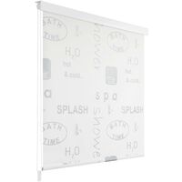 Shower Roller Blind 80x240 cm Splash - Grey