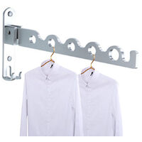 Folding Wall Mounted Clothes Hanger Clothes Rack Laundry Room Wall Hanger Wall Hangers For Clothes Stainless Steel Laundry Hangers Wall Rack