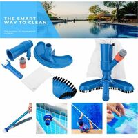 Swimming Pool Spa Brush Pool Vacuum Cleaner Pool Vacuum Cleaner Portable Suction Brush Suction Head Cleaner for Pond Fountain Whirlpool Cleaning