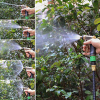 Garden hand shower, high pressure garden shower / garden spray gun - Adjustable water flow - Robust and powerful for car washes