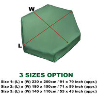 Sandbox Cover with Drawstring Waterproof Sandpit Pool Cover Square Protective Cover for Sandbox Oxford Cloth Sandbox Canopy for Home Garden Outdoor Pool 230*200cm