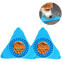 LumoLeaf Dog Slow Feeder Lick Mat, Interactive Stimulation Toys to Release Stress, Boredom and Anxiety, Dog Peanut Butter Lick Pad for Pet Grooming, Bathing and Training