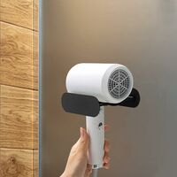 Hair dryer holder in wall storage without puncture bathroom walls hair dryer brackets for bedrooms and hairdressing salons