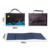 30W Foldable Solar Panels IP65 Waterproof Solar Panel Kit for Portable Power Station,Outdoor Camping, RV,Home