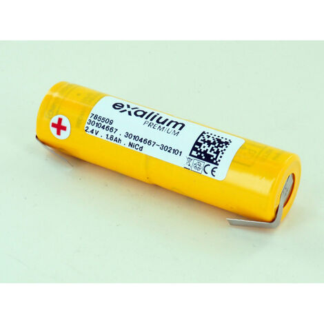 Batterie Saft 2.4V 2 VRECs 1800 Baton (1/2)