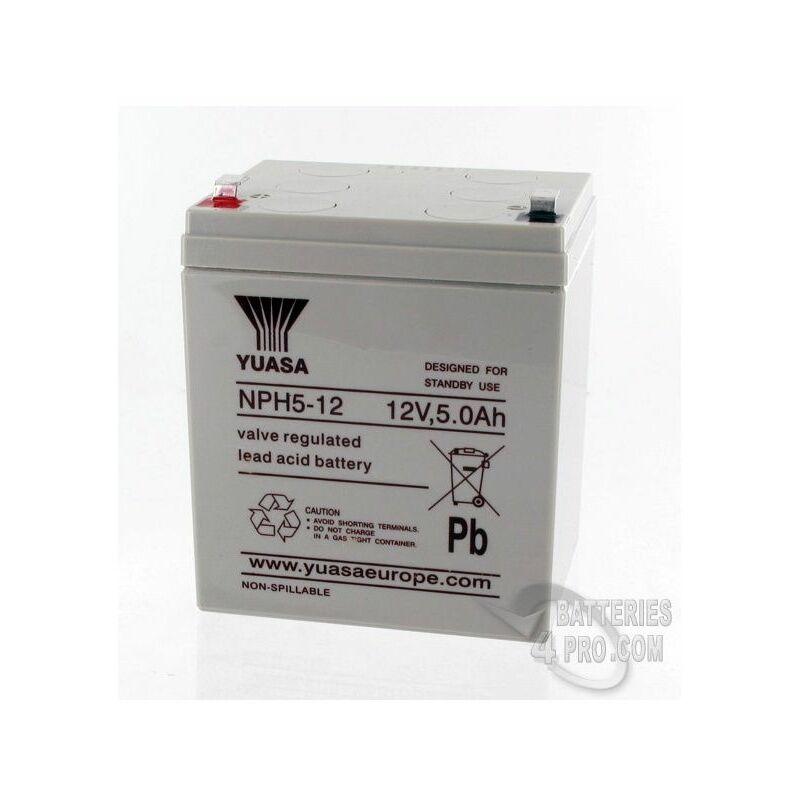 Batteria piombo Yuasa 12V 5Ah NPH5-12