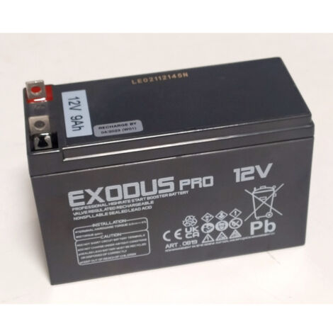 Batteria al piombo 12V 9Ah High Rate Exodus Pro Special Booster