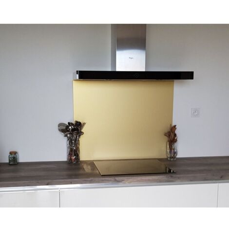 Crédence Alu Anodisé Or - Hauteur 40 cm x Largeur 50 cm