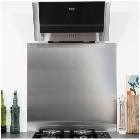 Crédence Inox Brossé 1.2mm - Hauteur 60 cm x Largeur 130 cm (1/3)