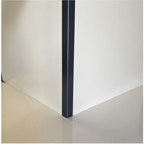 Lot 5 Cornières d'angle RAL 7016 Gris Anthracite - épaisseur 1,5mm - Long 150 cm (4 cm x 4 cm )
