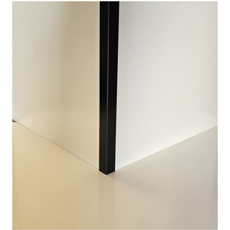 Lots de 5 Cornières Aluminium Noir RAL 9005 Sat-1 Face-Longueur 150 cm-épaisseur 1,5 mm-