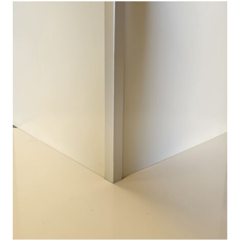 Lot 5 Cornières d'angle Aluminium Anodisé-épaisseur 1,5 mm- Long 150 cm (3,5 cm x 4 cm )