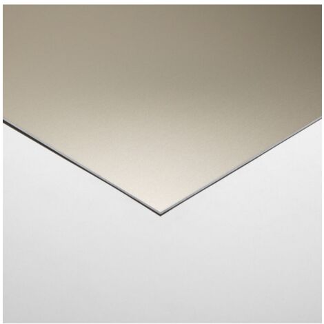Crédence Alu Anodisé Champagne -H 45 cm x L 60 cm de 1,5mm