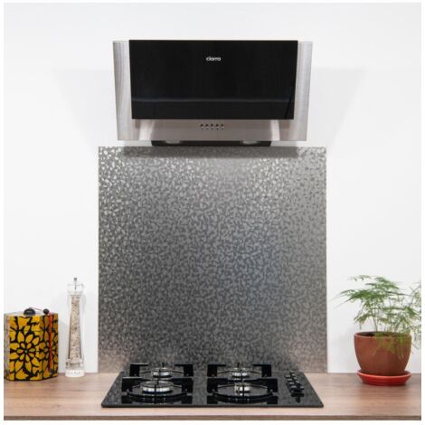 Crédence Inox Austenite 1,0mm  - Hauteur 50 cm x Largeur 90 cm (1/5)