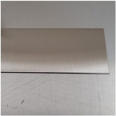 Crédence Inox Brossé H 20 cm x L 50 cm de 1mm