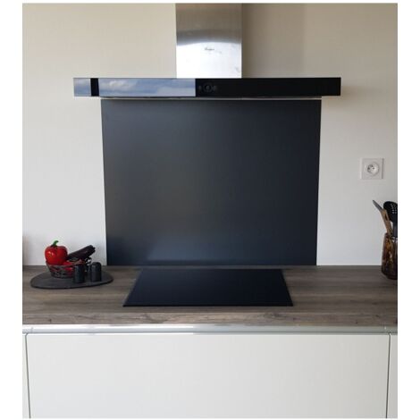 Crédence Gris Anthracite RAL 7016 H 55 cm x L 60 cm de 1,5 mm