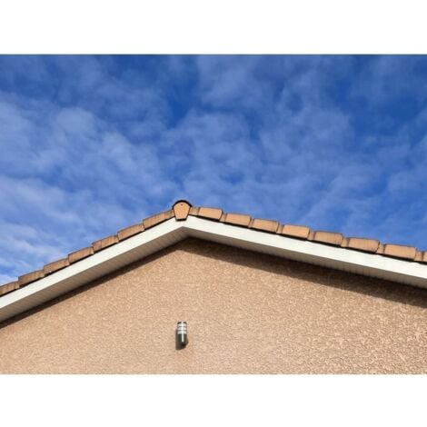 Bande de Rive Aluminium Blanc Pur RAL 9010 Brillant (1 pli, retour 25 mm, ep 1.5mm) Hauteur : 60 mm