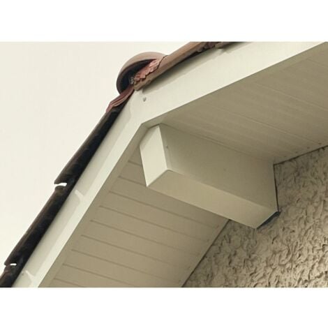 Bande de Rive Aluminium Blanc Pur RAL 9010 Brillant (1 pli, retour 25 mm, ep 1.5mm) Hauteur : 60 mm