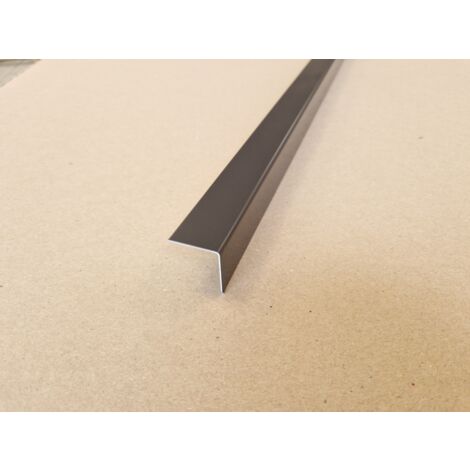Lot 5 Cornières d'angle Alu Marron RAL 1247 - Couleur Extérieur - Longueur 150cm (2.5cm x 2.5cm) de 1mm