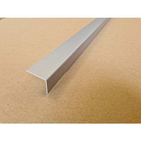 Lot 5 Cornières d'angle Aluminium Gris RAL 9006 - Couleur Extérieur - Longueur 150cm (4.5cm x 5cm) de 1mm