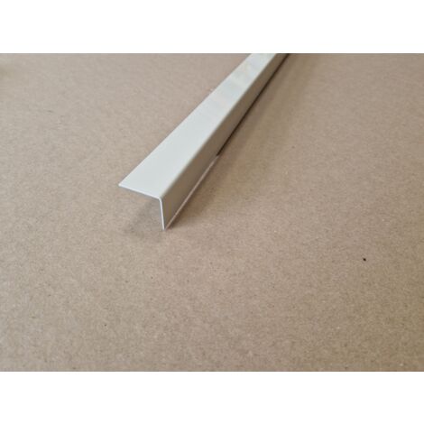 Lot 5 Cornières d'angle Alu Ivoire Clair RAL 1015 - Couleur Extérieur - Longueur 150cm (4.5cm x 4cm) de 1mm