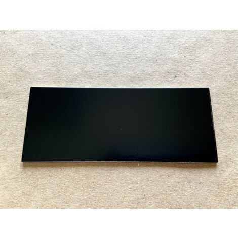 Bande de Rive Aluminium Noir Foncé RAL 9005 (1 pli, retour 25 mm, ep 1.5mm) Hauteur : 60 mm