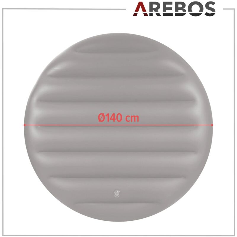 Arebos Whirlpool | Inflatable | Indoor & Outdoor | 185x185 Cm | 6