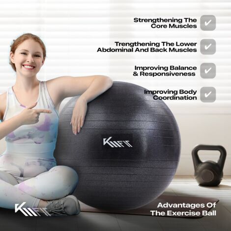 Core Exercises Benefits Of Sitting On A Yoga Ball At Your Desk KM
