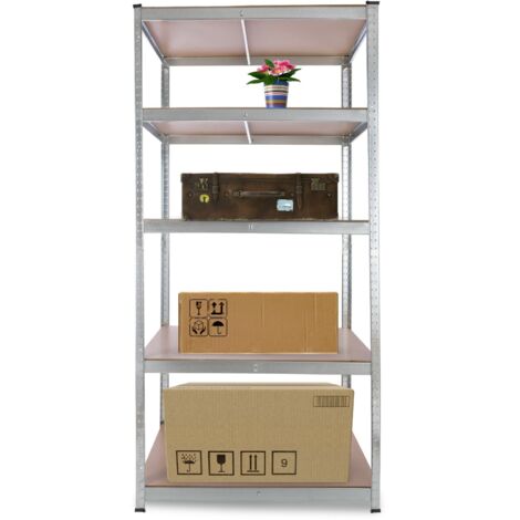 AREBOS Heavy duty Shelf Garage Racking Shelf 5 Tier Layer Shelf Storage