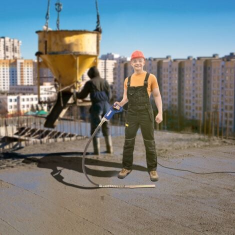 AREBOS Concrete vibrator 800 W, 2 m - vibrator bottle hand vibrator internal vibrator bottle vibrator