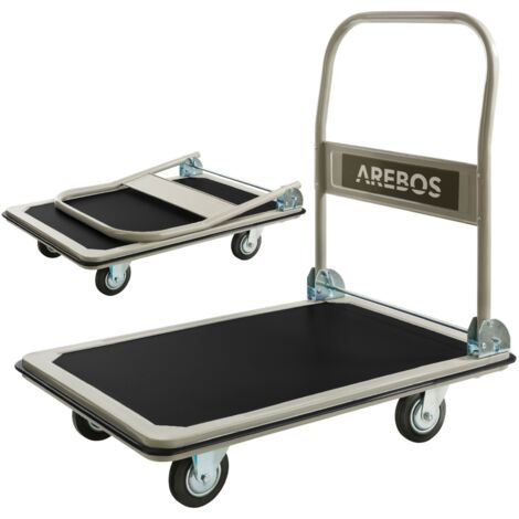 AREBOS Platform trolley Transport cart Hand cart Trolley Cart 300 kg
