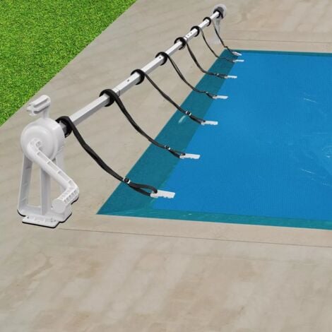 AREBOS Pool Retractor for Solar Foil Pool Cover Retractor Tarpaulin 1-6 m