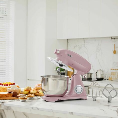 AREBOS Retro Kitchen Machine 1800W Pink ...