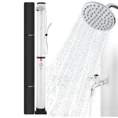 AREBOS Solar Shower 40L Outdoor Shower Garden Shower Pool Shower incl. Cover