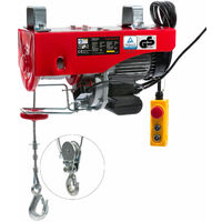AREBOS Electric Rope Hoist Electric Cable Winch Electric Cable Winch Rope Hoist from 500 to 1000 kg