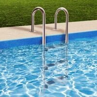 AREBOS Pool ladder | Ladder | Installation ladder | Swimming pool | Stairs 3 Steps