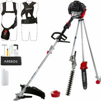 AREBOS ECO 5in1 String Trimmer - red / black
