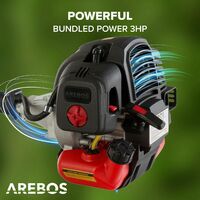 AREBOS ECO 5in1 String Trimmer - red / black