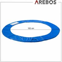 AREBOS Trampoline Edge Cover Border Edge Protection Spring Cover 183 cm Blue - Blue