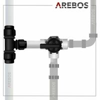 AREBOS Bypass Set Pool Adapter Solar Heating Sand Filter System Solar Collector